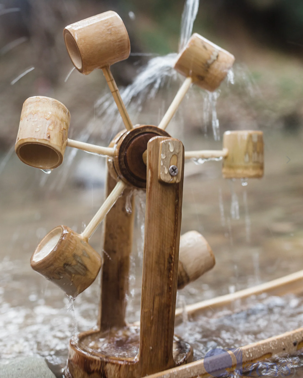 Bamboo Water Mill - Natural Water Play