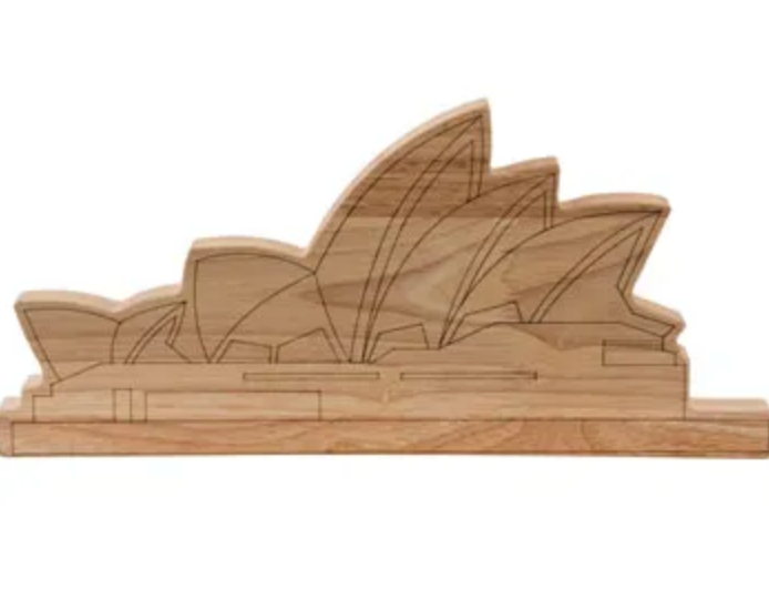 Wooden Australian Landmark Set